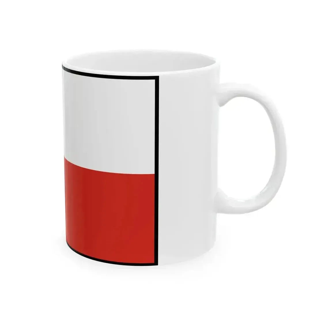 Flag of Chile bordered (Chile) White Coffee Mug - Go Mug Yourself