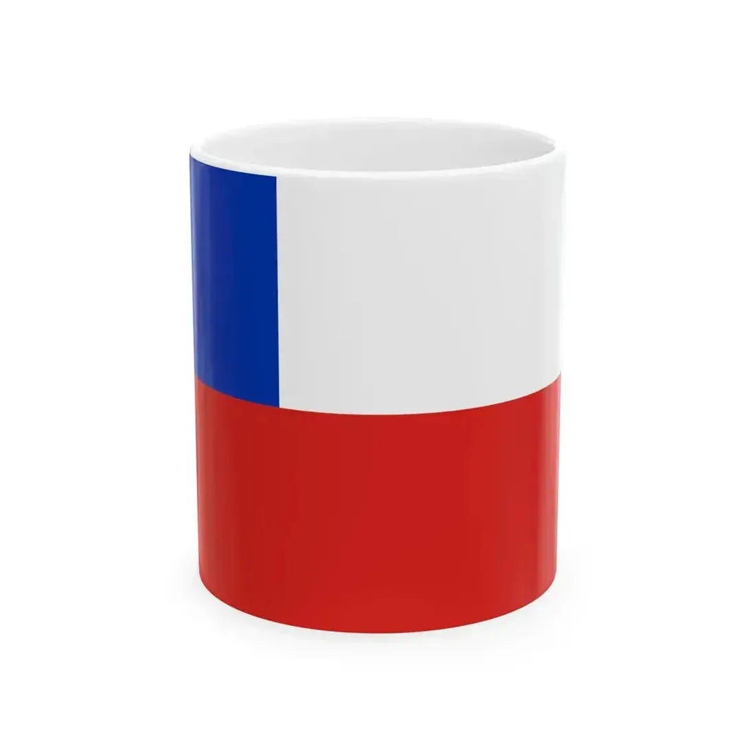 Flag of Chile Civil Use 1826-1854 (Chile) White Coffee Mug 11oz - Go Mug Yourself