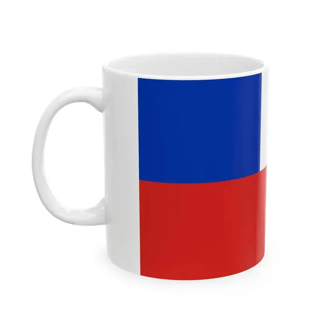 Flag of Chile Civil Use 1826-1854 (Chile) White Coffee Mug - Go Mug Yourself