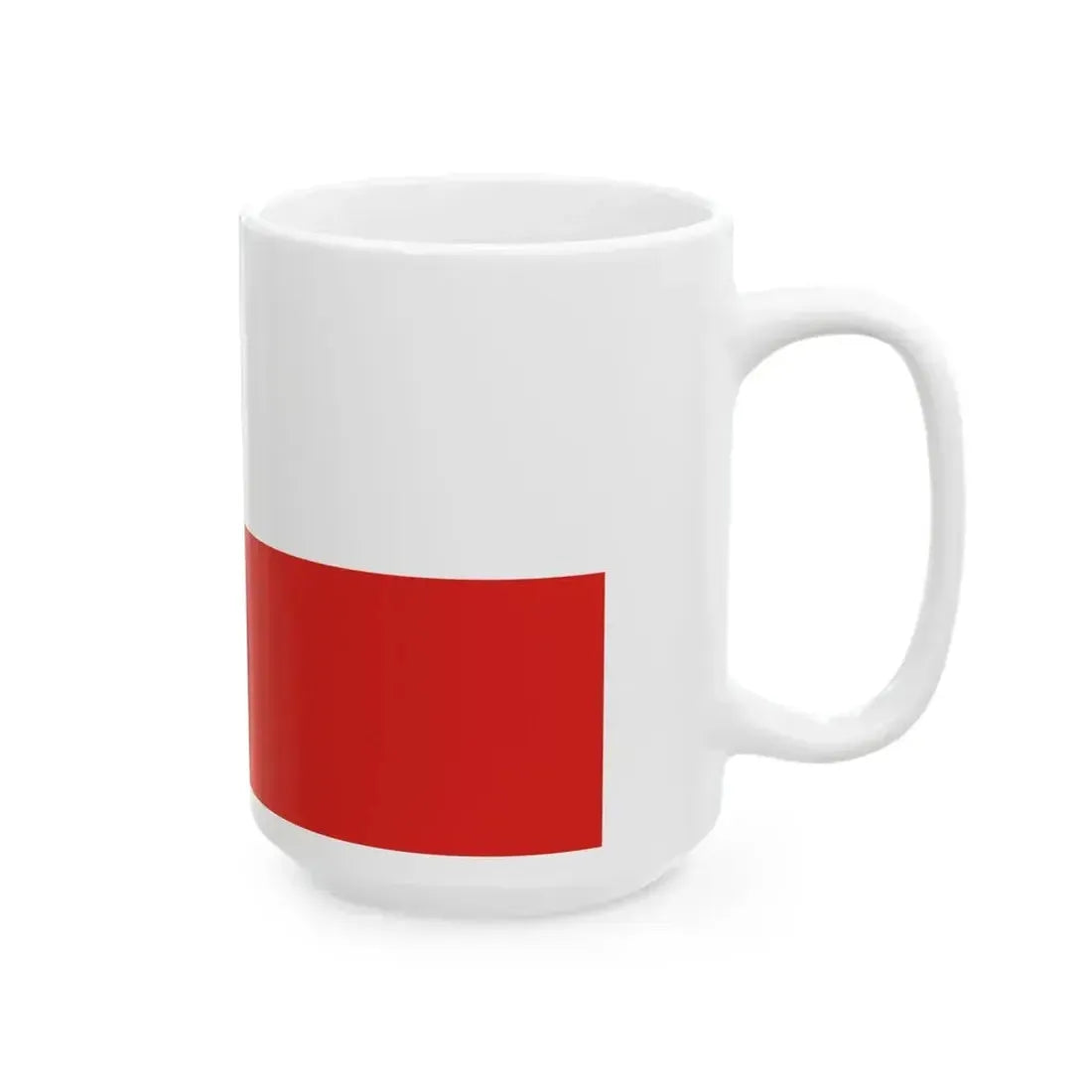 Flag of Chile Civil Use 1826-1854 (Chile) White Coffee Mug - Go Mug Yourself