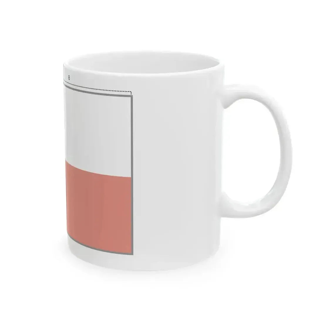 Flag of Chile construction (Chile) White Coffee Mug - Go Mug Yourself