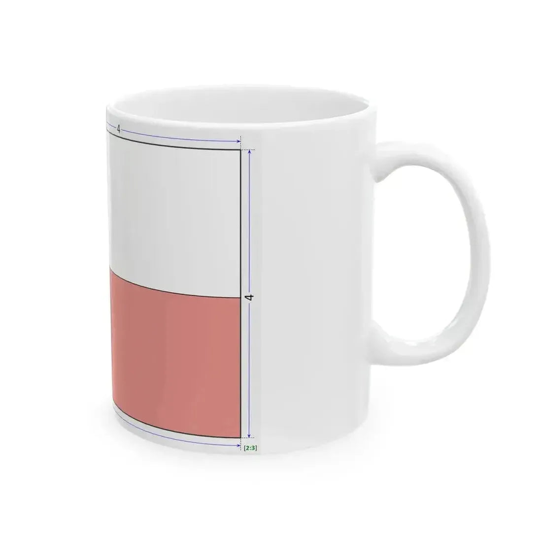 Flag of Chile construction sheet (Chile) White Coffee Mug - Go Mug Yourself