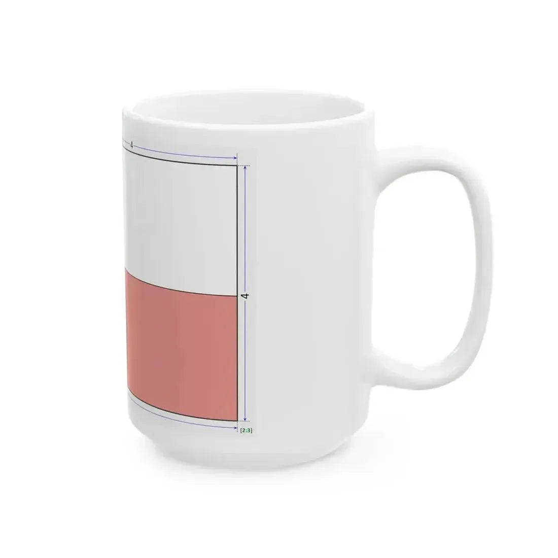 Flag of Chile construction sheet (Chile) White Coffee Mug - Go Mug Yourself