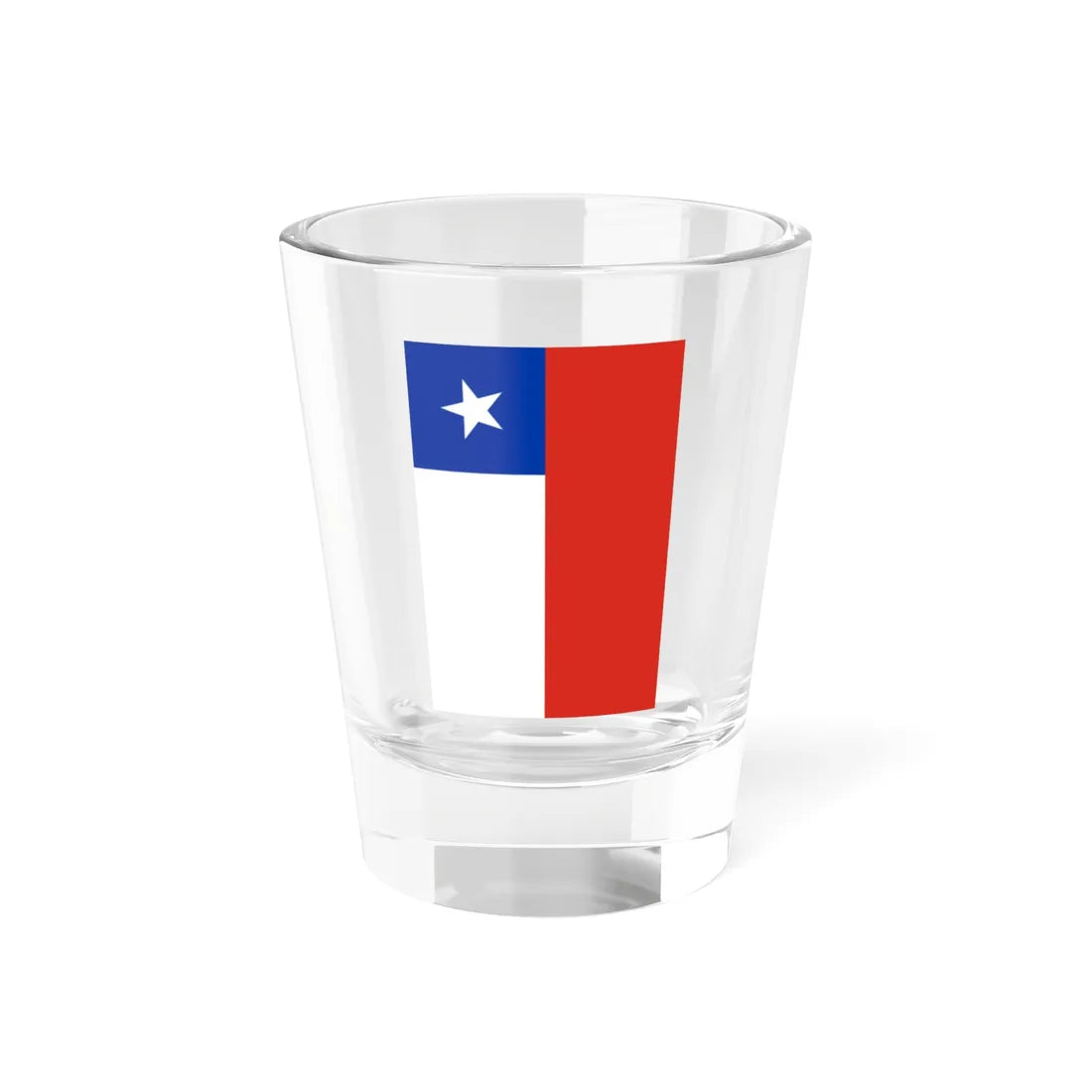 Flag of Chile vertical (Chile) Shot Glass 1.5oz 1.5oz - Go Mug Yourself