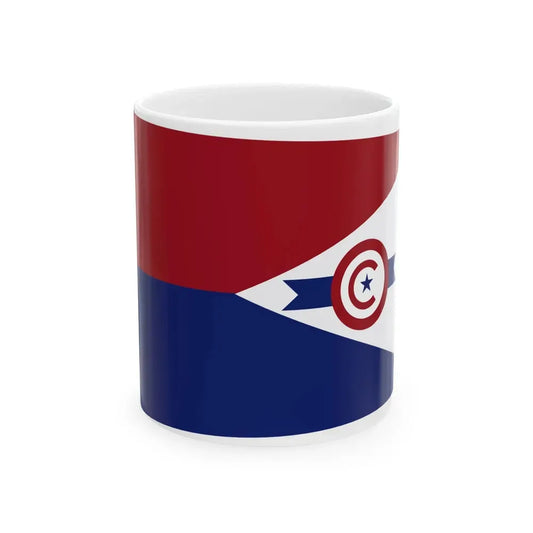 Flag of Chillicothe Ohio (United States) White Coffee Mug 11oz - Go Mug Yourself