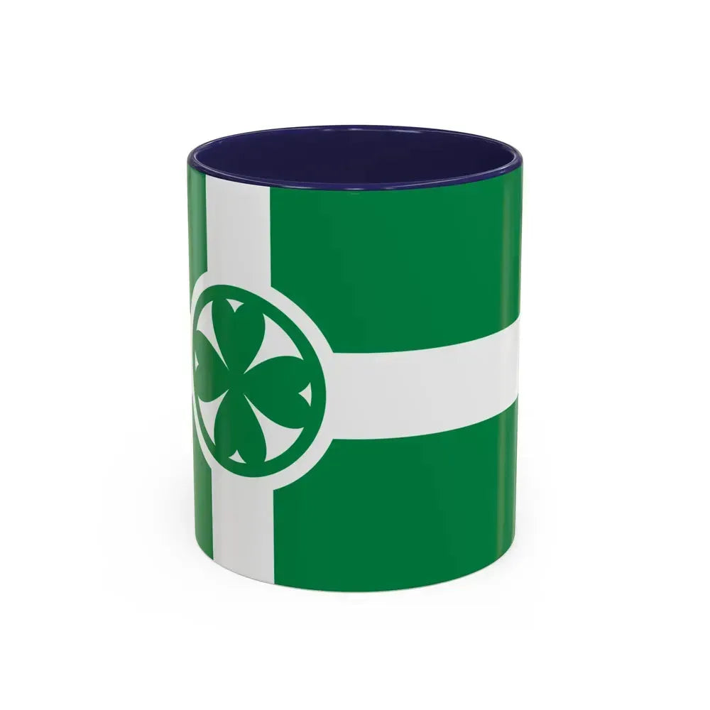 Flag of Chilliwack Canada - Accent Coffee Mug 11oz Navy - Go Mug Yourself
