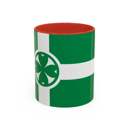 Flag of Chilliwack Canada - Accent Coffee Mug 11oz Red - Go Mug Yourself