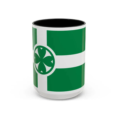 Flag of Chilliwack Canada - Accent Coffee Mug 15oz Black - Go Mug Yourself