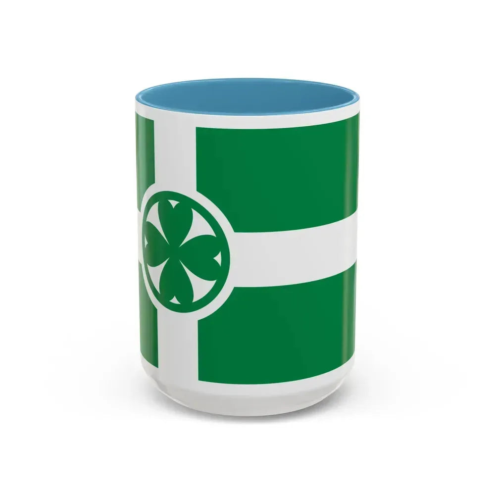 Flag of Chilliwack Canada - Accent Coffee Mug 15oz Light Blue - Go Mug Yourself