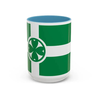 Flag of Chilliwack Canada - Accent Coffee Mug 15oz Light Blue - Go Mug Yourself