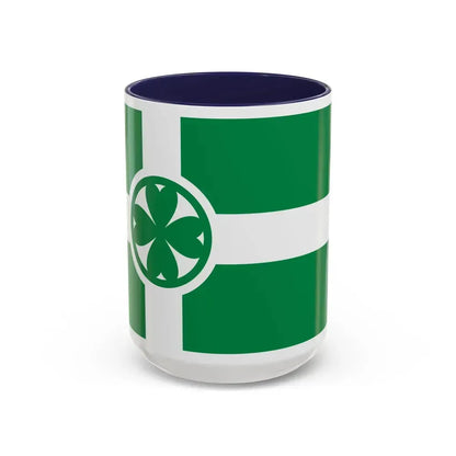 Flag of Chilliwack Canada - Accent Coffee Mug 15oz Navy - Go Mug Yourself