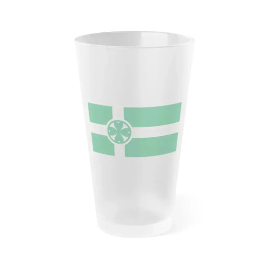 Flag of Chilliwack Canada - Frosted Pint Glass 16oz 16oz Frosted - Go Mug Yourself