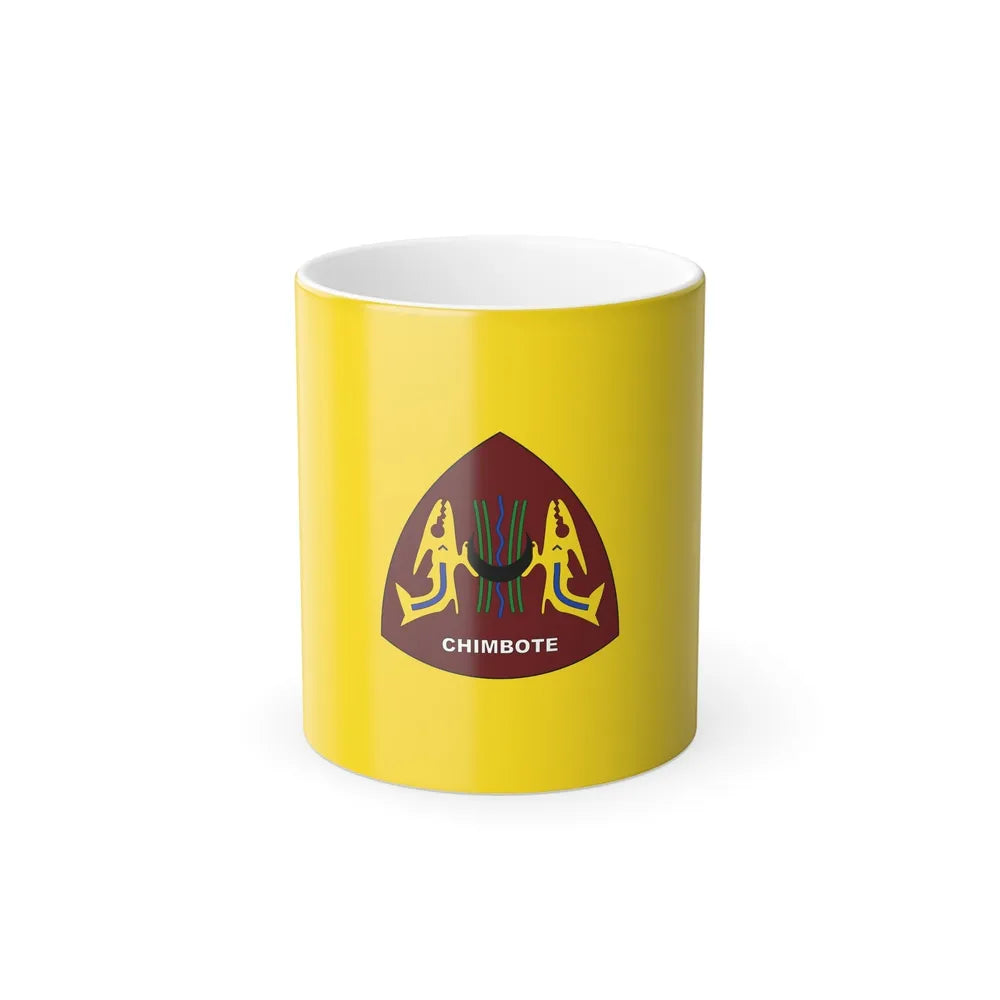 Flag of Chimbote the largest city in the Ancash Region Peru - Color Changing Coffee Mug-11oz-Go Mug Yourself