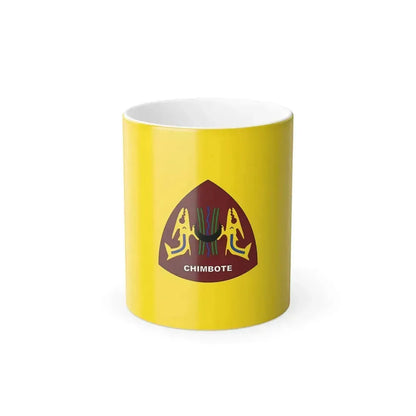 Flag of Chimbote the largest city in the Ancash Region Peru - Color Changing Coffee Mug 11oz - Go Mug Yourself