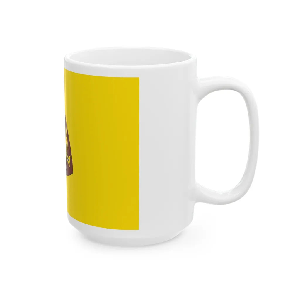 Flag of Chimbote the largest city in the Ancash Region Peru - White Coffee Mug-Go Mug Yourself