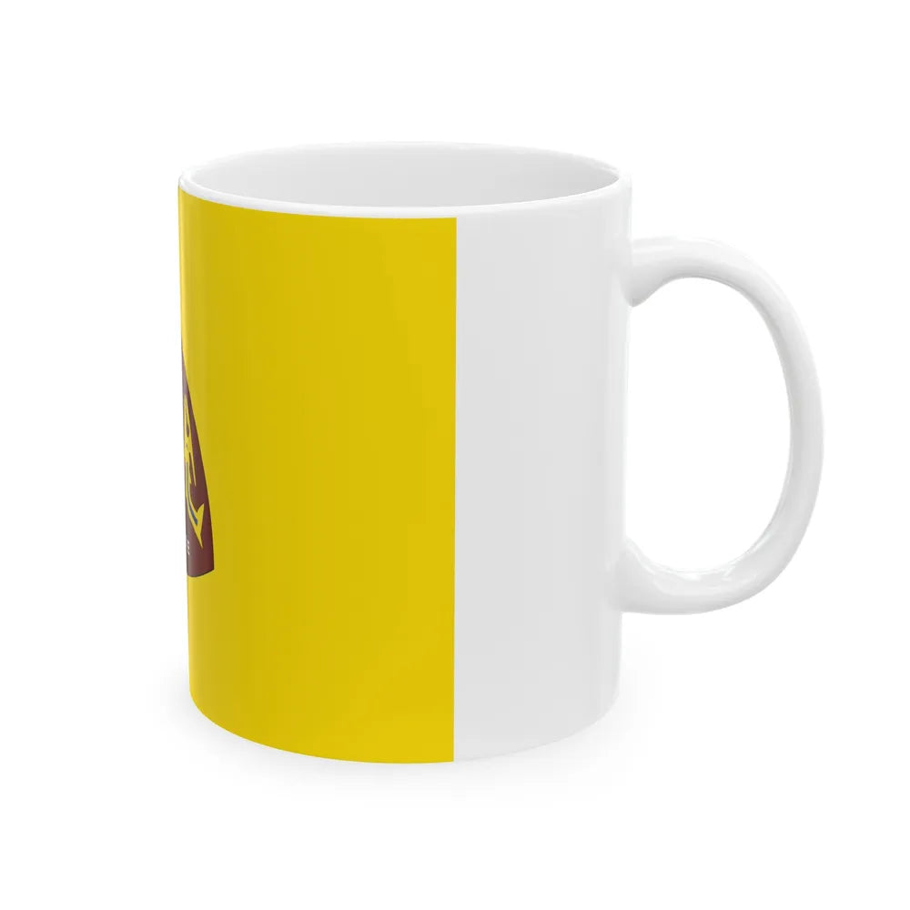 Flag of Chimbote the largest city in the Ancash Region Peru - White Coffee Mug-Go Mug Yourself