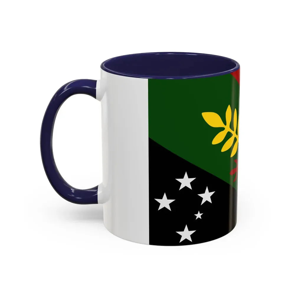Flag of Chimbu Papa New Guinea - Accent Coffee Mug - Go Mug Yourself