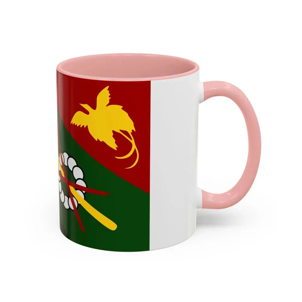 Flag of Chimbu Papa New Guinea - Accent Coffee Mug - Go Mug Yourself