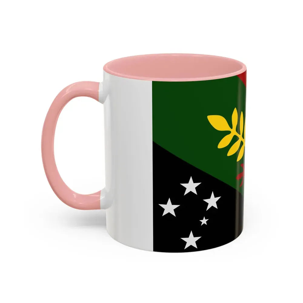 Flag of Chimbu Papa New Guinea - Accent Coffee Mug - Go Mug Yourself