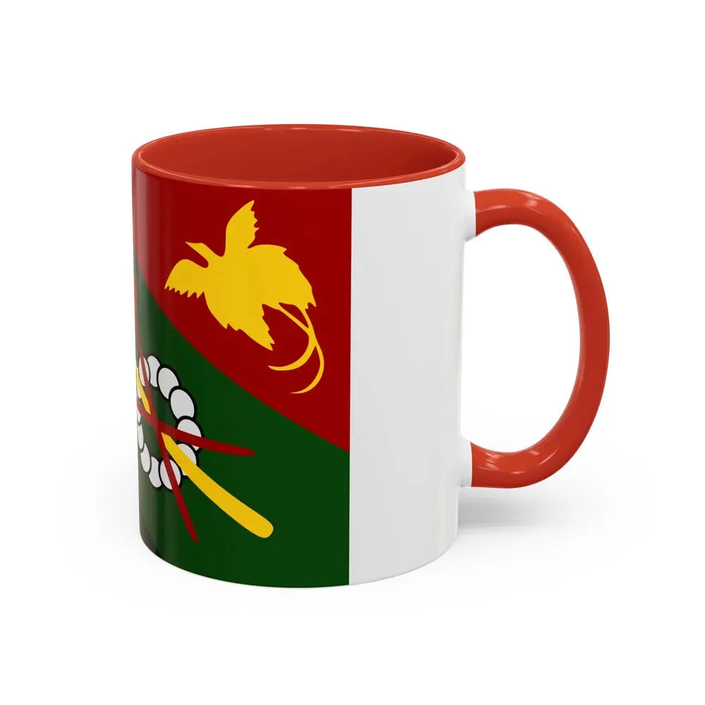 Flag of Chimbu Papa New Guinea - Accent Coffee Mug - Go Mug Yourself