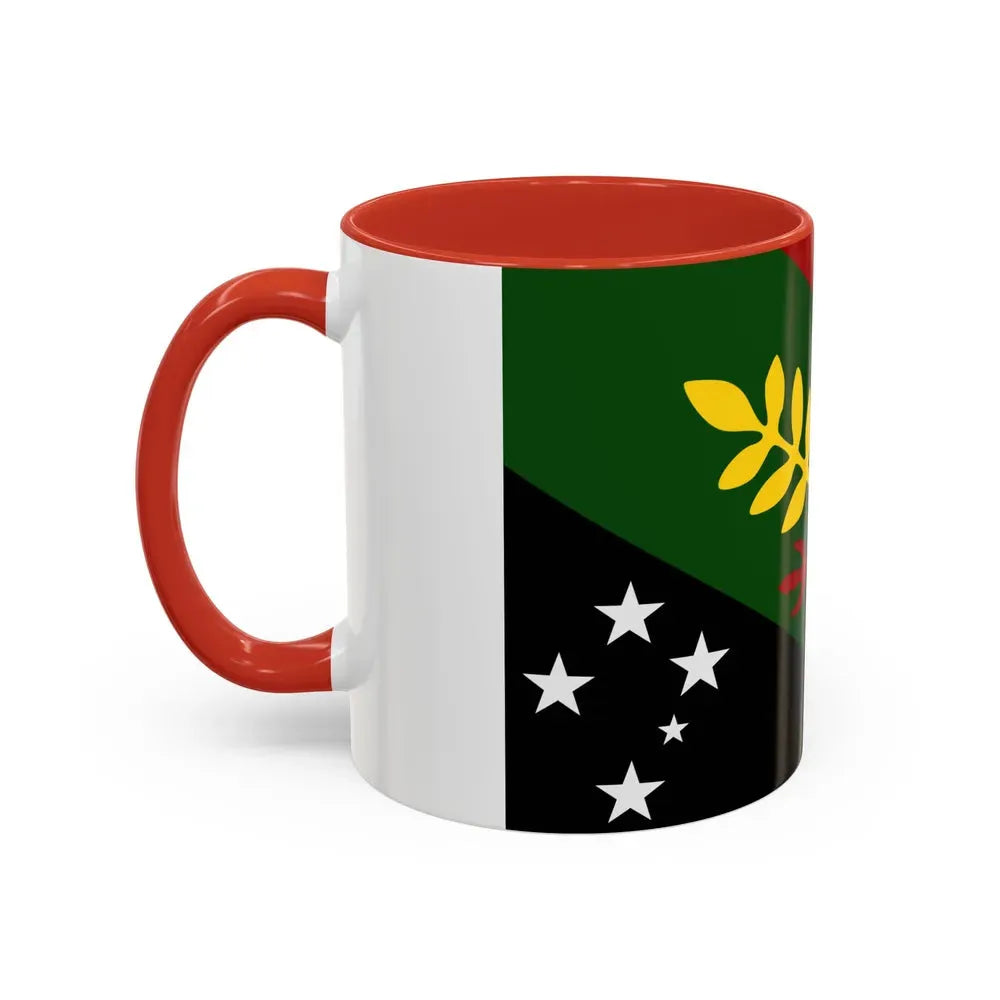 Flag of Chimbu Papa New Guinea - Accent Coffee Mug - Go Mug Yourself