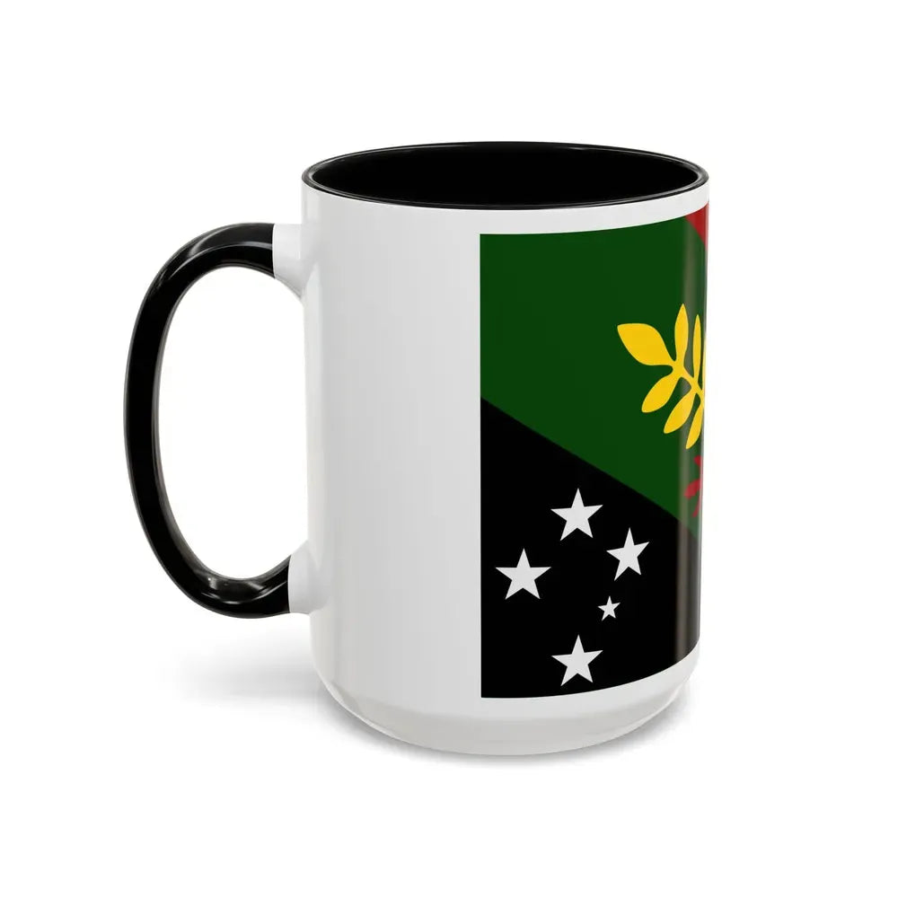 Flag of Chimbu Papa New Guinea - Accent Coffee Mug - Go Mug Yourself
