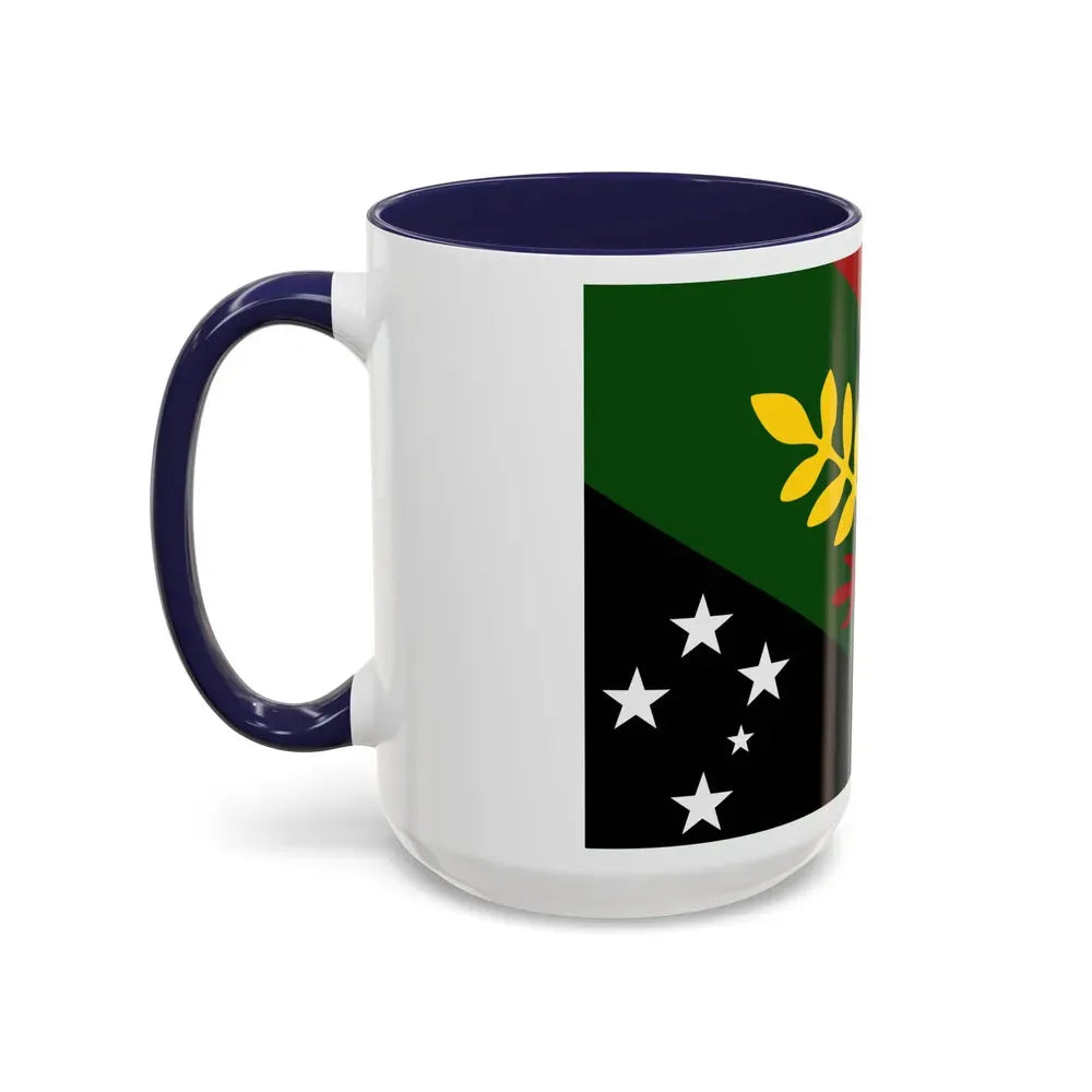 Flag of Chimbu Papa New Guinea - Accent Coffee Mug - Go Mug Yourself