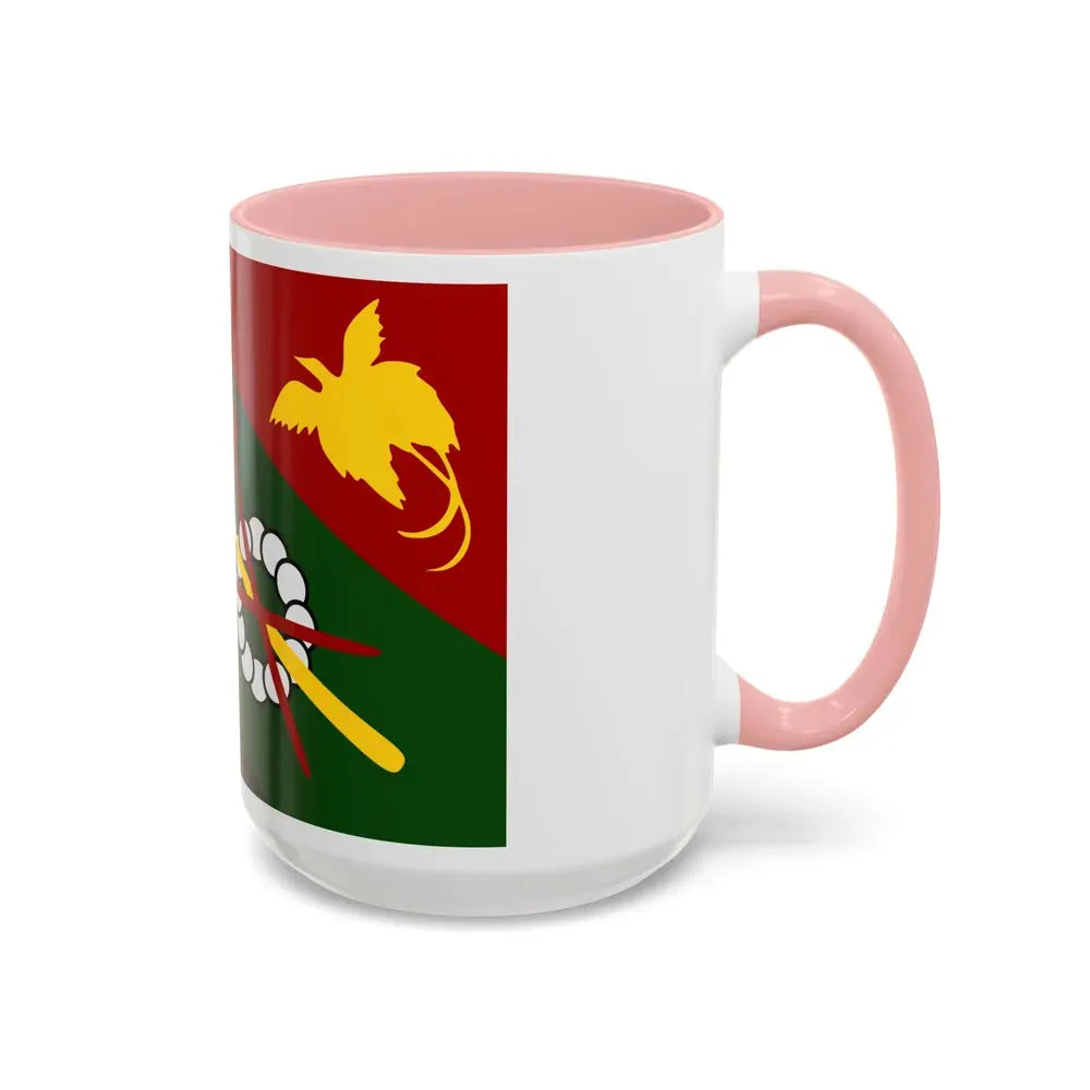 Flag of Chimbu Papa New Guinea - Accent Coffee Mug - Go Mug Yourself