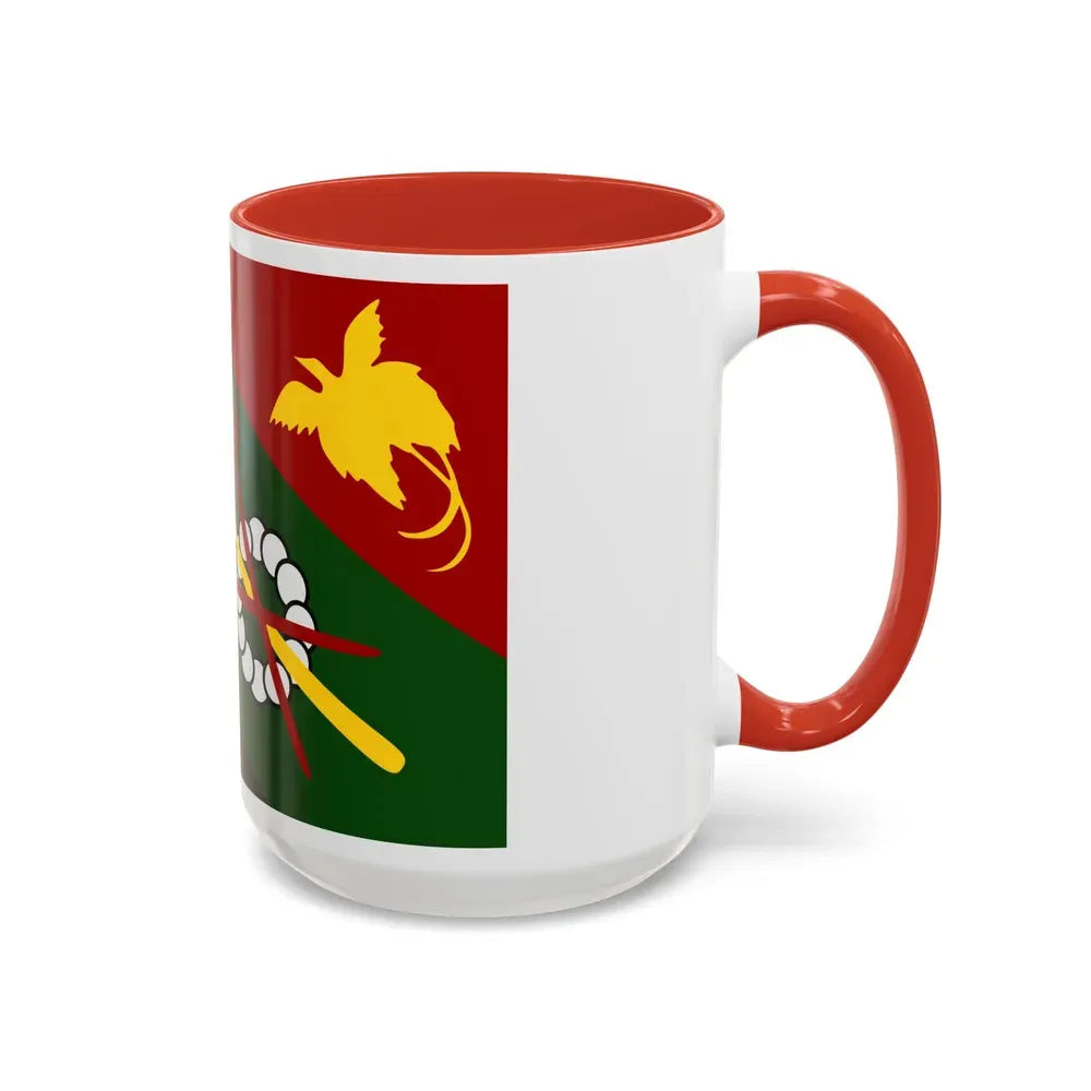 Flag of Chimbu Papa New Guinea - Accent Coffee Mug - Go Mug Yourself
