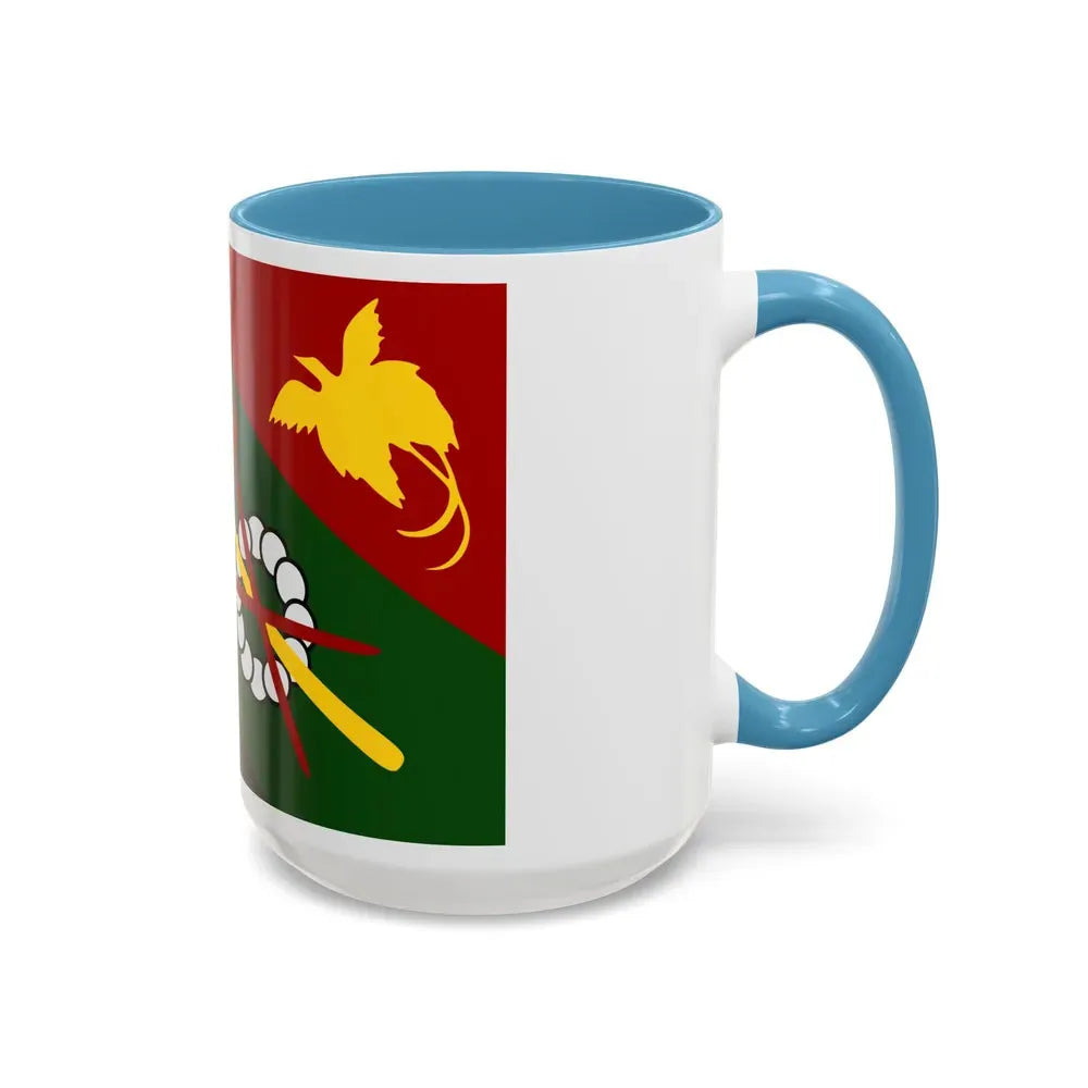 Flag of Chimbu Papa New Guinea - Accent Coffee Mug - Go Mug Yourself