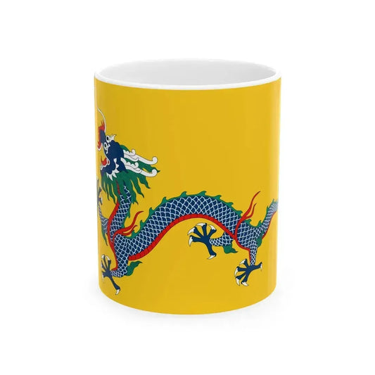 Flag of China 1889-1912 (China) White Coffee Mug 11oz - Go Mug Yourself