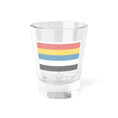Flag of China 1912-1928 construction sheet (China) Shot Glass 1.5oz 1.5oz - Go Mug Yourself