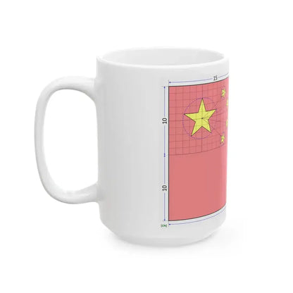 Flag of China construction sheet (China) White Coffee Mug - Go Mug Yourself