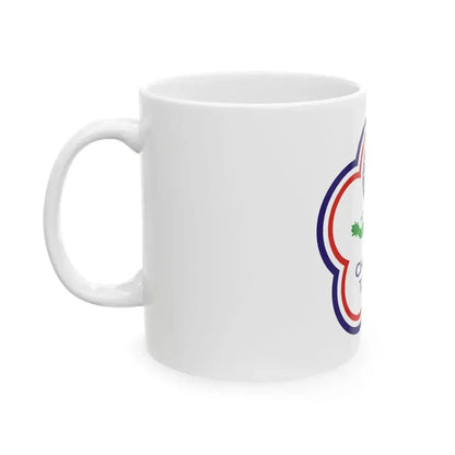 Flag of Chinese Taipei for Deaf 1997-2019 (China) White Coffee Mug - Go Mug Yourself