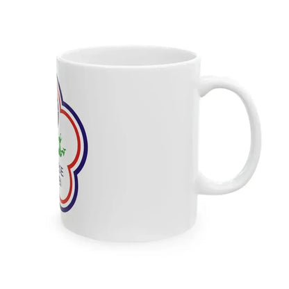 Flag of Chinese Taipei for Deaf 1997-2019 (China) White Coffee Mug - Go Mug Yourself