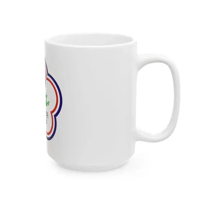 Flag of Chinese Taipei for Deaf 1997-2019 (China) White Coffee Mug - Go Mug Yourself