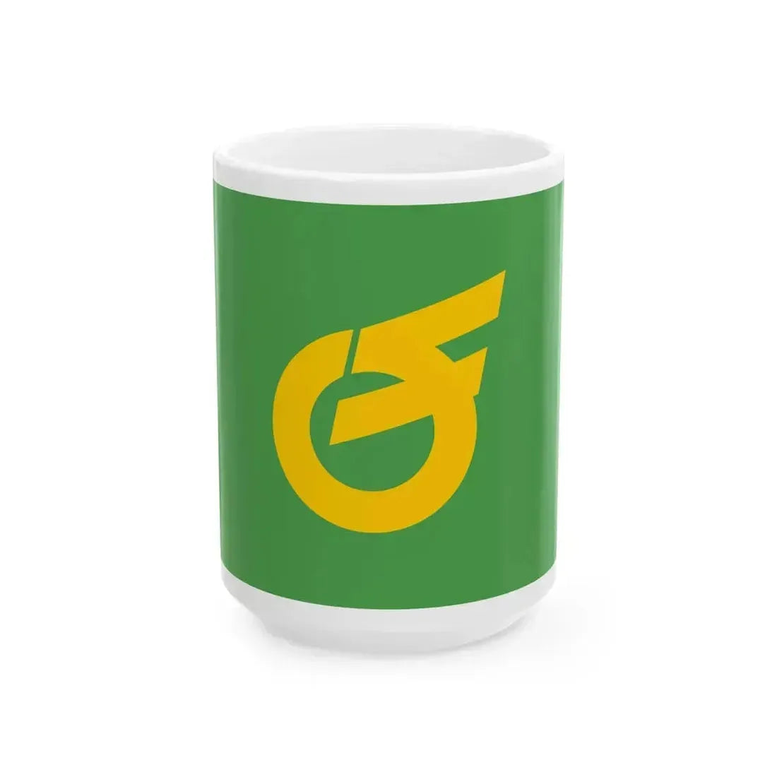 Flag of Chiran Kagoshima 1973-2007 (Japan) White Coffee Mug 15oz - Go Mug Yourself