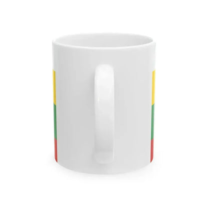 Flag of Chitinsky rayon 2014 (Russia) White Coffee Mug - Go Mug Yourself
