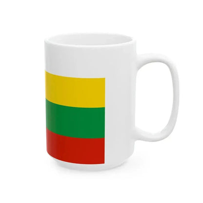 Flag of Chitinsky rayon 2014 (Russia) White Coffee Mug - Go Mug Yourself