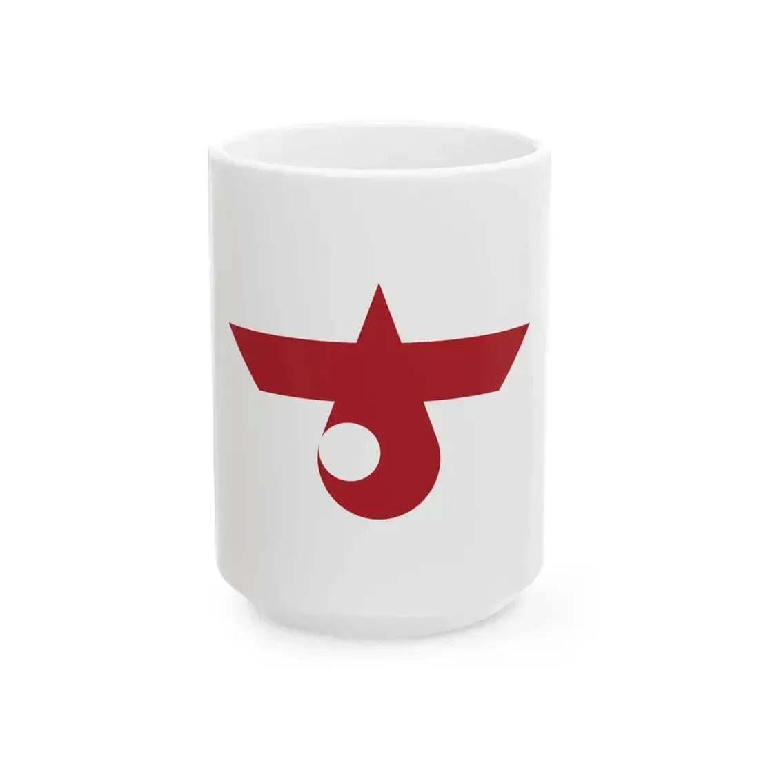 Flag of Chitose Hokkaido (Japan) White Coffee Mug 15oz - Go Mug Yourself