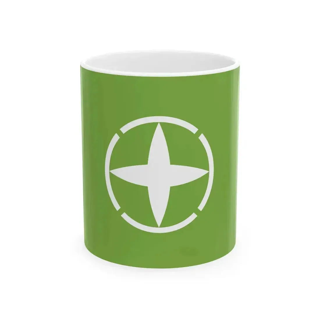 Flag of Chiyoda Gunma (Japan) White Coffee Mug 11oz - Go Mug Yourself