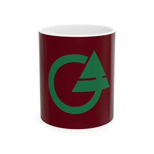 Flag of Chizu Tottori (Japan) White Coffee Mug 11oz - Go Mug Yourself