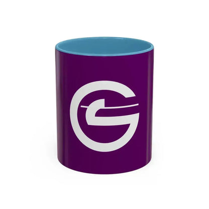 Flag of Chofu Tokyo Japan - Accent Coffee Mug 11oz Light Blue - Go Mug Yourself