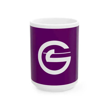 Flag of Chofu Tokyo (Japan) White Coffee Mug 15oz - Go Mug Yourself