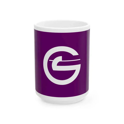 Flag of Chofu Tokyo Japan - White Coffee Mug 15oz - Go Mug Yourself