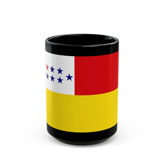 Flag of Chone Ecuador - Black Coffee Mug-15oz-Go Mug Yourself