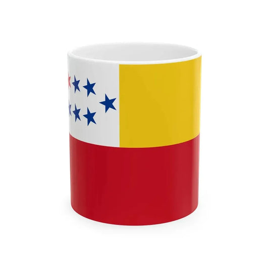 Flag of Chone (Ecuador) White Coffee Mug 11oz - Go Mug Yourself