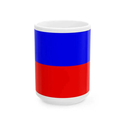 Flag of Chorzow Poland (Poland) White Coffee Mug 15oz - Go Mug Yourself