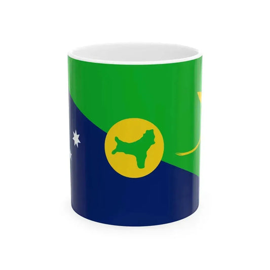 Flag of Christmas Island (Australia) White Coffee Mug 11oz - Go Mug Yourself
