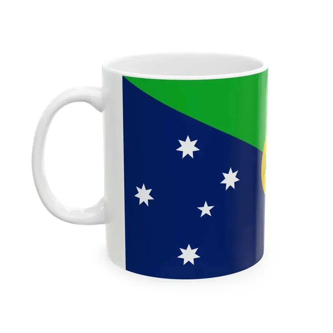 Flag of Christmas Island (Australia) White Coffee Mug - Go Mug Yourself